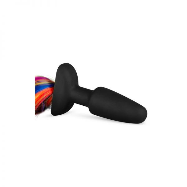 Plug de Silicona con Cola - Arcoiris de precio barato