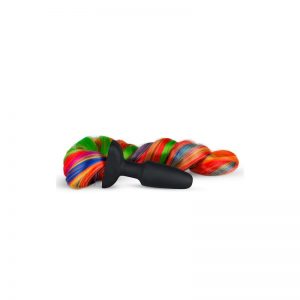 Plug de Silicona con Cola - Arcoiris diseñado por la marca EASYTOYS