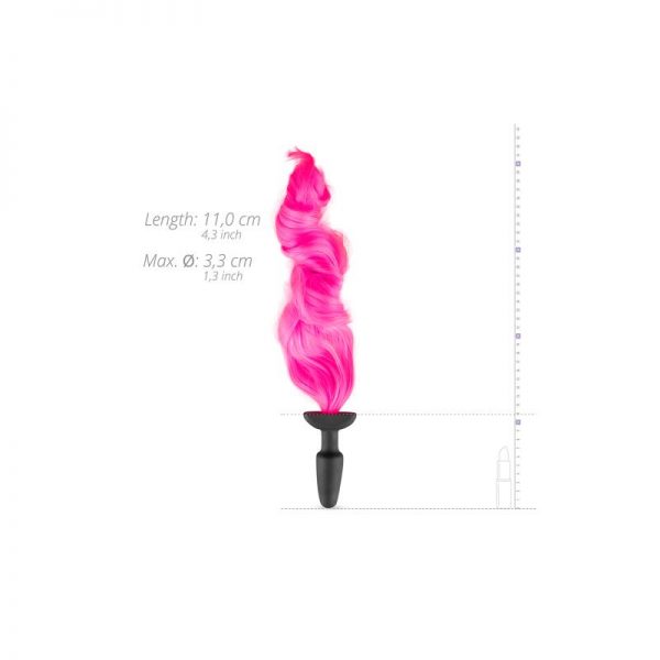 venta de Plug de Silicona con Cola - Rosa en tienda erótica online