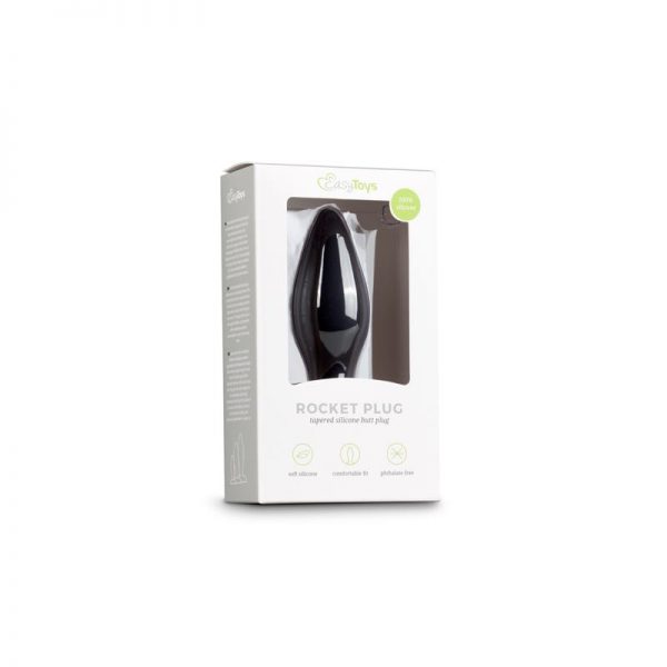 Plug de Silicona Mediano - Negro de calidad