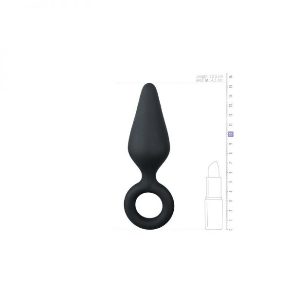 Plug de Silicona Negro - Grande de calidad y barato