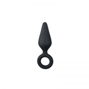 Plug de Silicona Negro - Mediano diseñado por la marca EASYTOYS