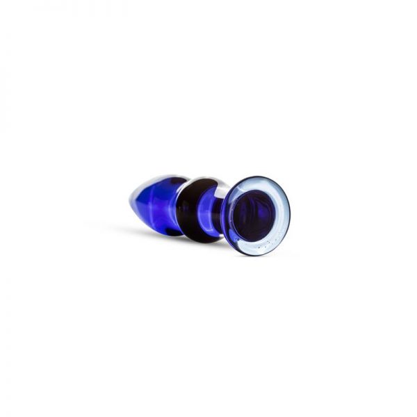 Plug de Vidrio Azul  No. 22 de precio barato