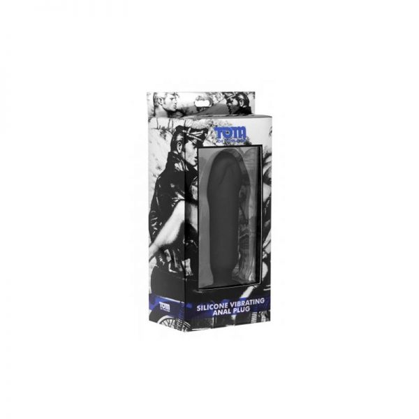 venta de Plug Vibrador Mediano Negro en tienda erótica online