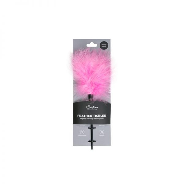 comprar Plumas  con Mango Largo  - Rosa en sex shop online