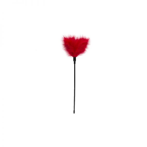 Plumas Estimuladoras Mango Largo - Rojo diseñado por la marca EASYTOYS