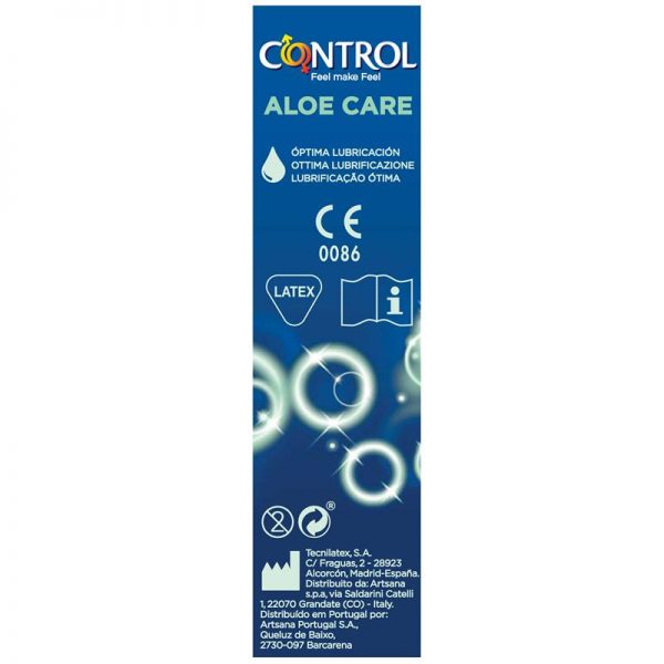 Preservativos Aloe Care 12 unidades de la tienda erótica web www.tiendaeroticaweb.es