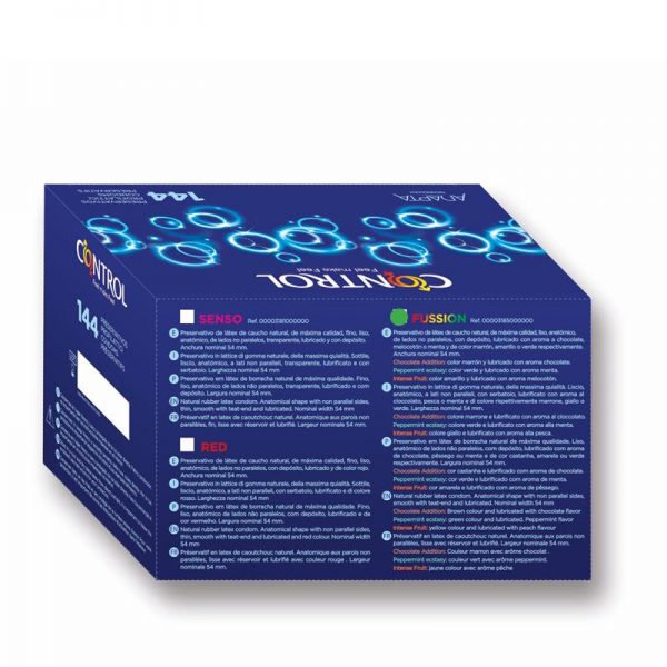 Preservativos Caja Profesional Fussion 144 unidades diseñado por la marca CONTROL