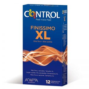 Preservativos Finíssimo XL 12 unidades diseñado por la marca CONTROL