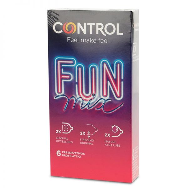 Preservativos Fun Mix 6 unidades diseñado por la marca CONTROL