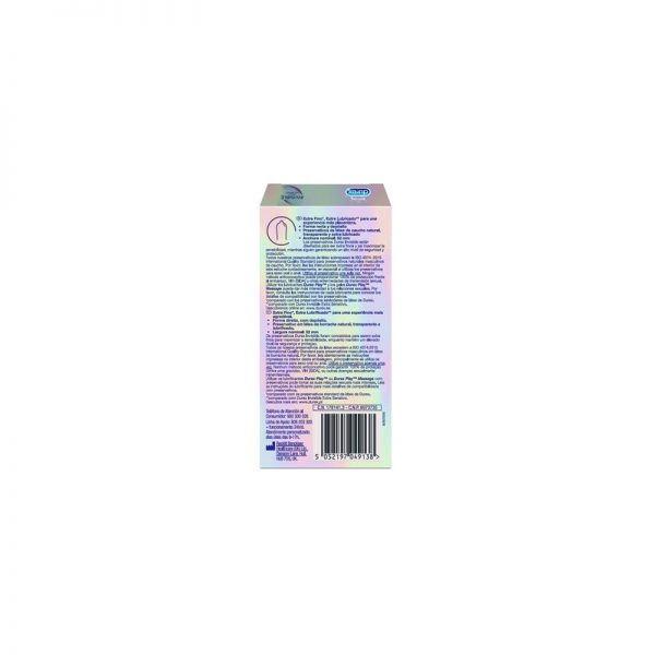 Preservativos Invisible Lubric 12 Unidades marca DUREX