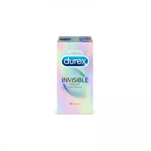 Preservativos Invisible Sensitivo 12 Unidades diseñado por la marca DUREX