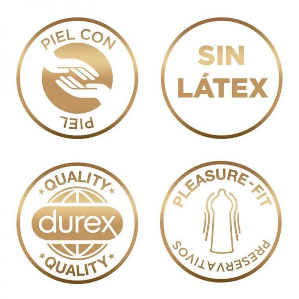Preservativos Real Feel 12 Unidades marca DUREX