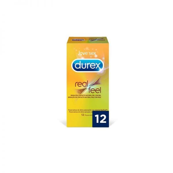 Preservativos Real Feel 12 Unidades diseñado por la marca DUREX