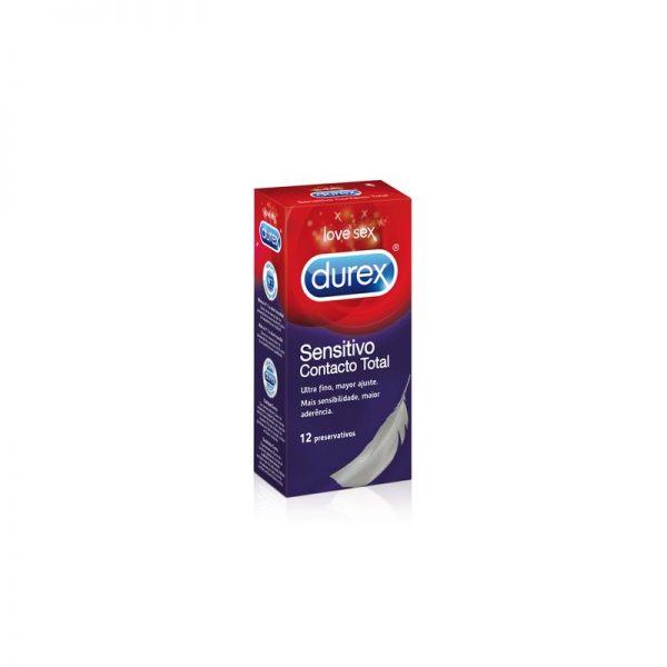 Preservativos Sensitivo Contacto Total 12 Unidades fabricado por DUREX