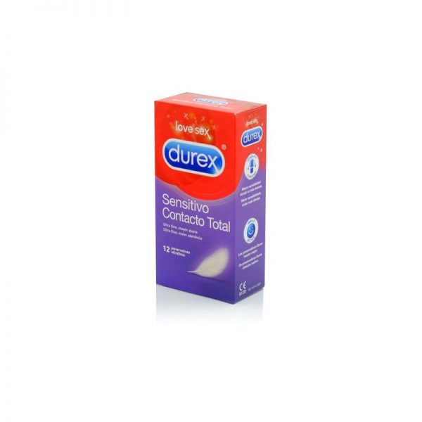 Preservativos Sensitivo Contacto Total 12 Unidades diseñado por la marca DUREX