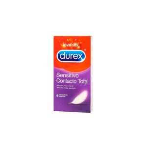 Preservativos Sensitivo Contacto Total 6 Unidades diseñado por la marca DUREX