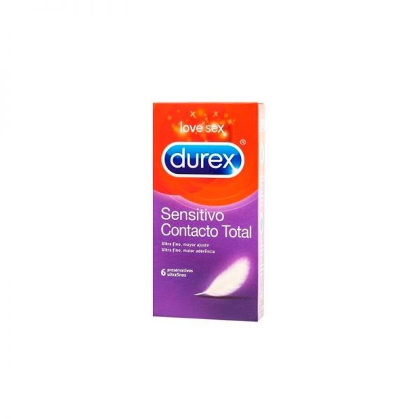 Preservativos Sensitivo Contacto Total 6 Unidades diseñado por la marca DUREX