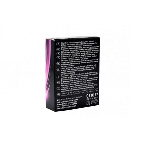 Preservativos Super Thin 3 Unidades fabricado por VITALIS