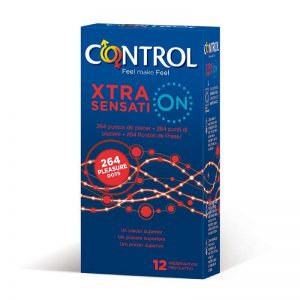 Preservativos Xtra Sensation 12 unidades diseñado por la marca CONTROL