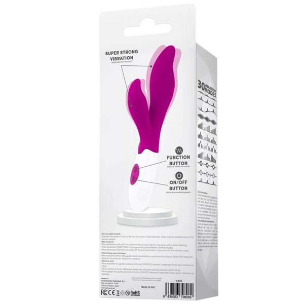comprar Preston Vibrador con Estimulador Silicona en sex shop online