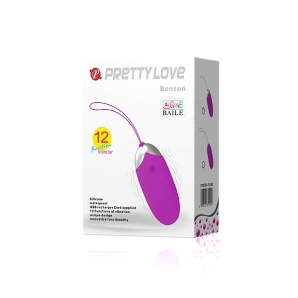 Pretty Love Huevo Vibrador Benson Color Rosa de la marca PRETTYLOVE