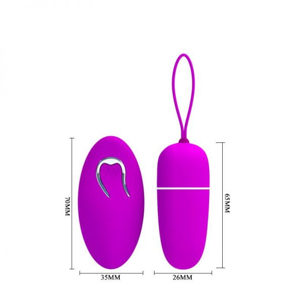 Pretty Love Huevo Vibrador Bradley Color Púrpura de calidad
