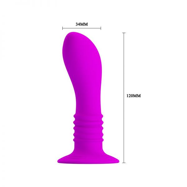 Pretty Love Plug Anal Vibrador Color Púrpura marca PRETTYLOVE