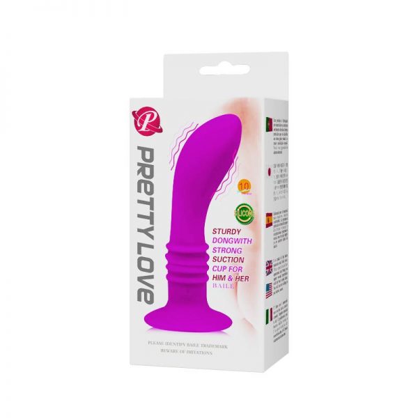 Pretty Love Plug Anal Vibrador Color Púrpura de la marca PRETTYLOVE
