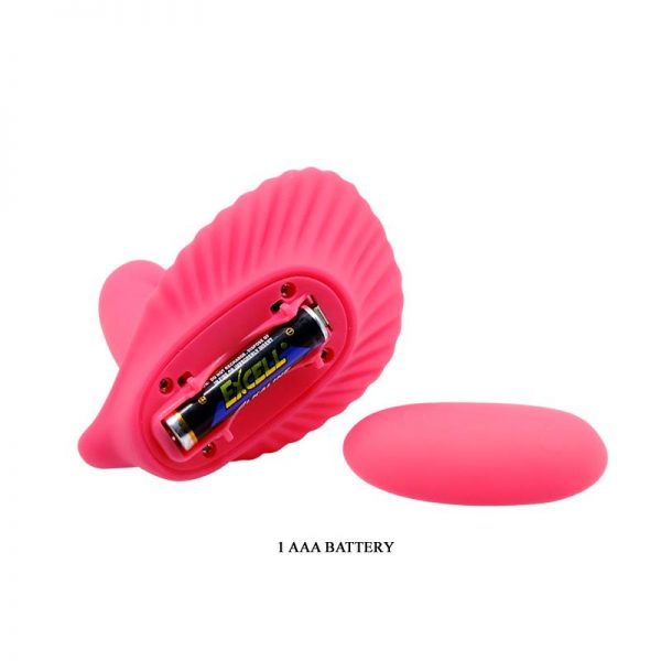 Pretty Love Vibrador Fancy Clamshell Color Rosa diseñado por PRETTYLOVE