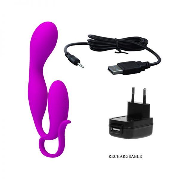 Pretty Love Vibrador Fancy Color Púrpura diseñado por PRETTYLOVE