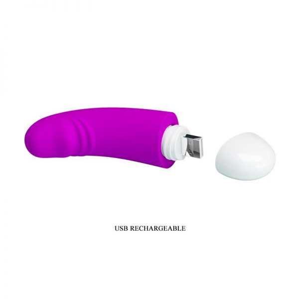Pretty Love Vibrador Luther Color Rosa diseñado por PRETTYLOVE