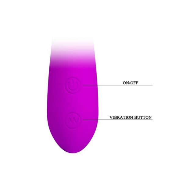 Pretty Love Vibrador Nigel Color Púrpura fabricado por PRETTYLOVE