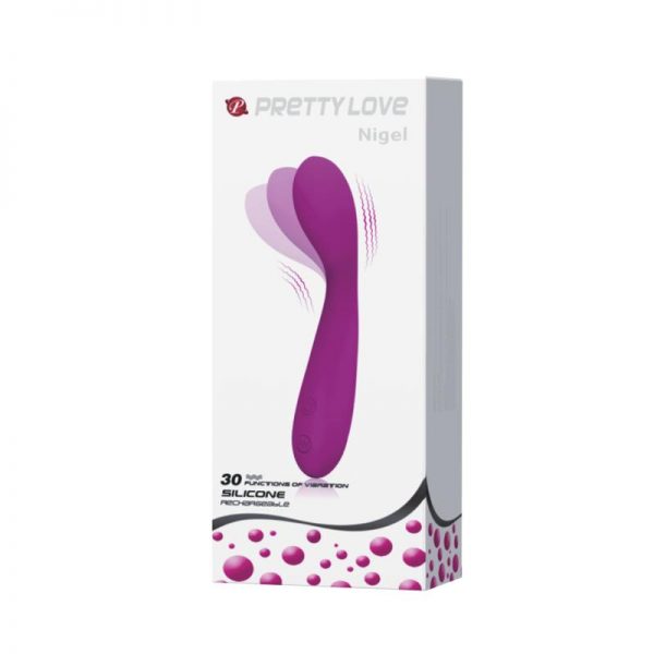 Pretty Love Vibrador Nigel Color Púrpura en tienda erótica web