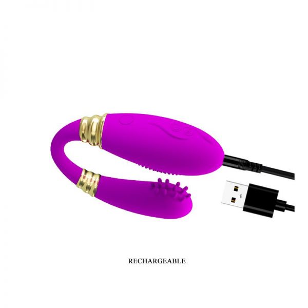 Pretty Love Vibrador para Parejas Squirm de la marca PRETTYLOVE