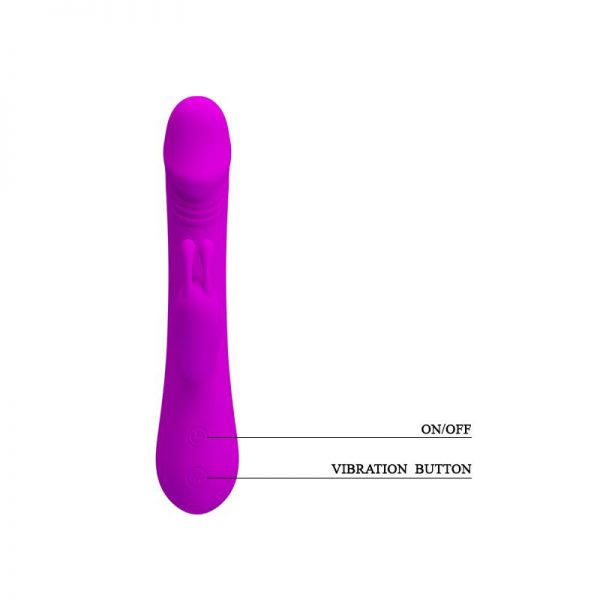 Pretty Love Vibrador Robert Color Púrpura barato