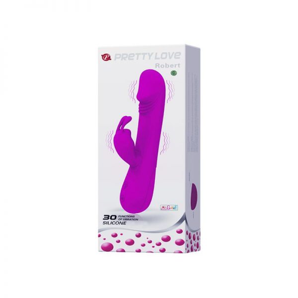 Pretty Love Vibrador Robert Color Púrpura de la marca PRETTYLOVE