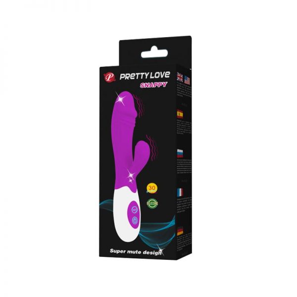 Pretty Love Vibrador Snappy Color Púrpura de calidad