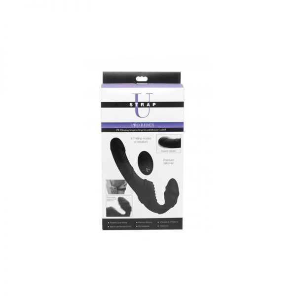 Pro Rider Vibrador Doble Control Remoto NEgro de calidad