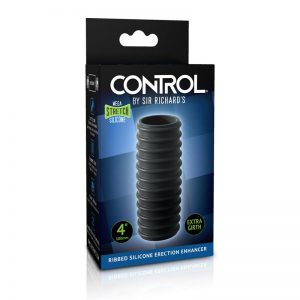 Prolongador de la Erección Control Ribbed Silicona diseñado por la marca SIR RICHARDS