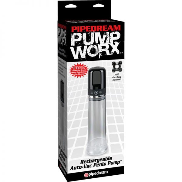 Pump Worx Succionador Rechargable Auto-Vac Color Negro de calidad
