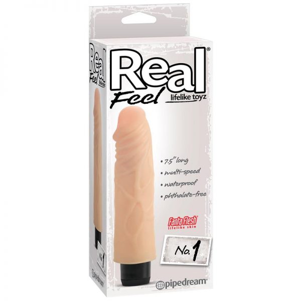 Real Feel Lifelike Toyz Vibrador No. 1 Color Natural de calidad