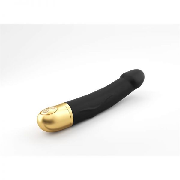 Dorcel Real Vibration M Negro & Dorado en www.tiendaeroticaweb.es