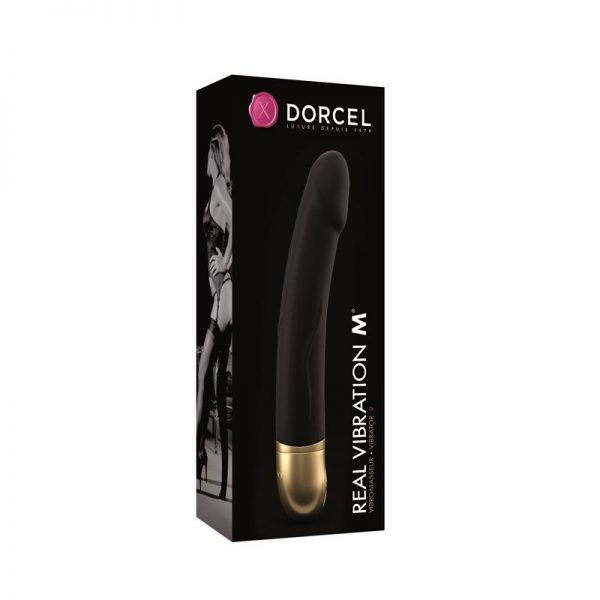 comprar Dorcel Real Vibration M Negro & Dorado