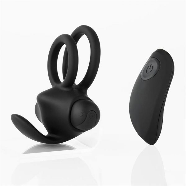 Reerin Anillo Vibrador USB Dual Control Remoto USB Silicona de calidad y barato