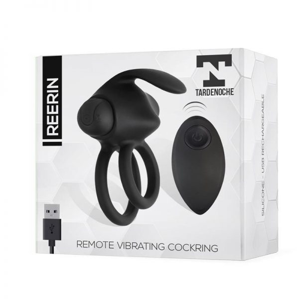 Reerin Anillo Vibrador USB Dual Control Remoto USB Silicona diseñado por la marca TARDENOCHE