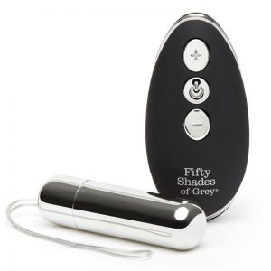 Relentless Vibrations Bala Vibradora Control Remoto USB diseñado por la marca FIFTY SHADES OF GREY