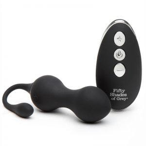 Relentless Vibrations Bolas Kegel Control Remoto USB diseñado por la marca FIFTY SHADES OF GREY