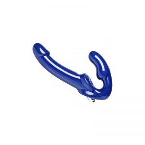 Revolver II Vibrador Doble Azul diseñado por la marca STRAP U