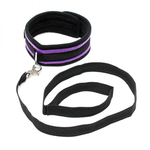 Collar con Correa Ajustable Púrpura barato